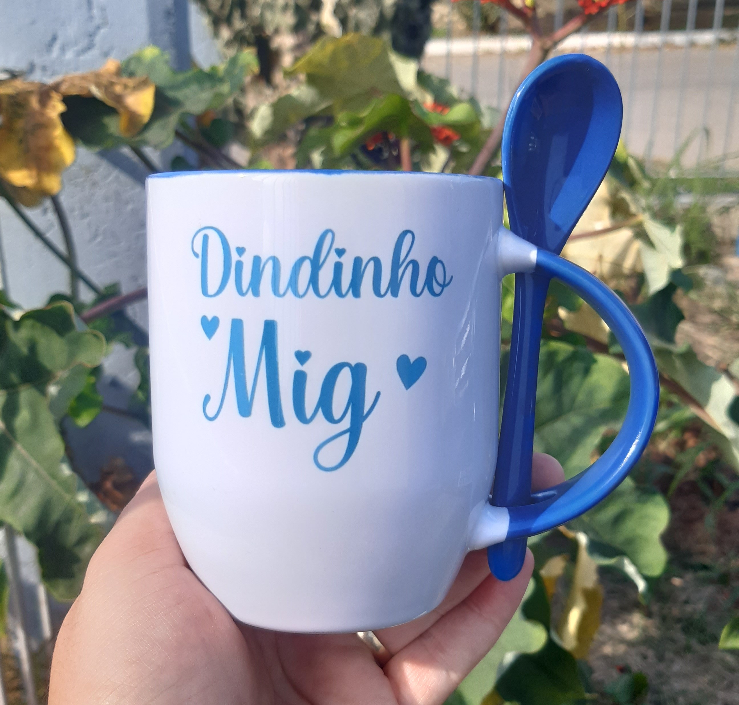 Caneca com colher